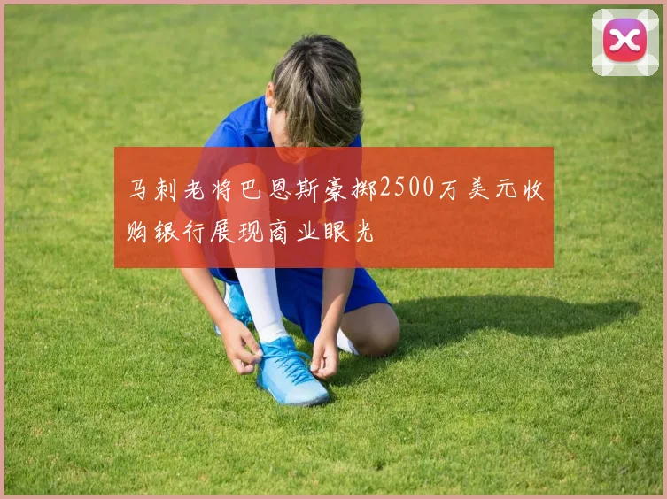 马刺老将巴恩斯豪掷2500万美元收购银行展现商业眼光